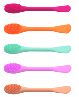 Doble Side Multi-Functional Face Mask Application Silicone Nose Cleaning Brush